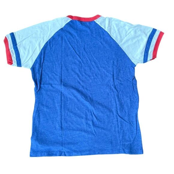 Oh my Stars T Shirt Blue Varsity Stripe Medium - Picture 3 of 5
